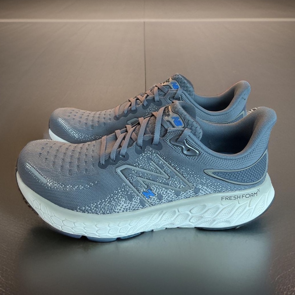 New Balance Gray and Blue Athletic Shoes